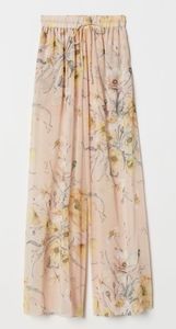 H&M pants -- flowy, floral, & bohemian